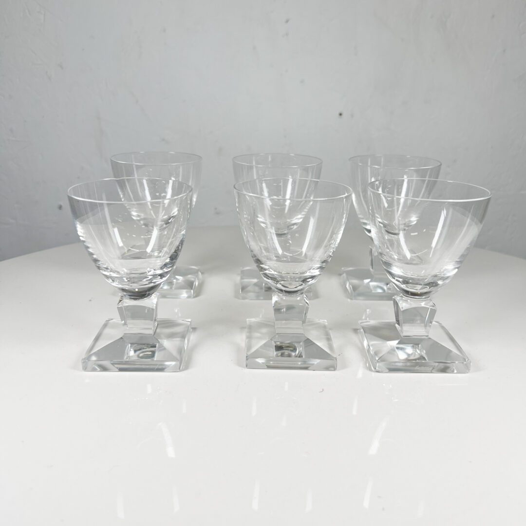 Antique Crystal Champagne Glasses Vintage Stemware Set of Six — French  Antiques Vintage French Decor French Linens Cafe au Lait Bowls and more